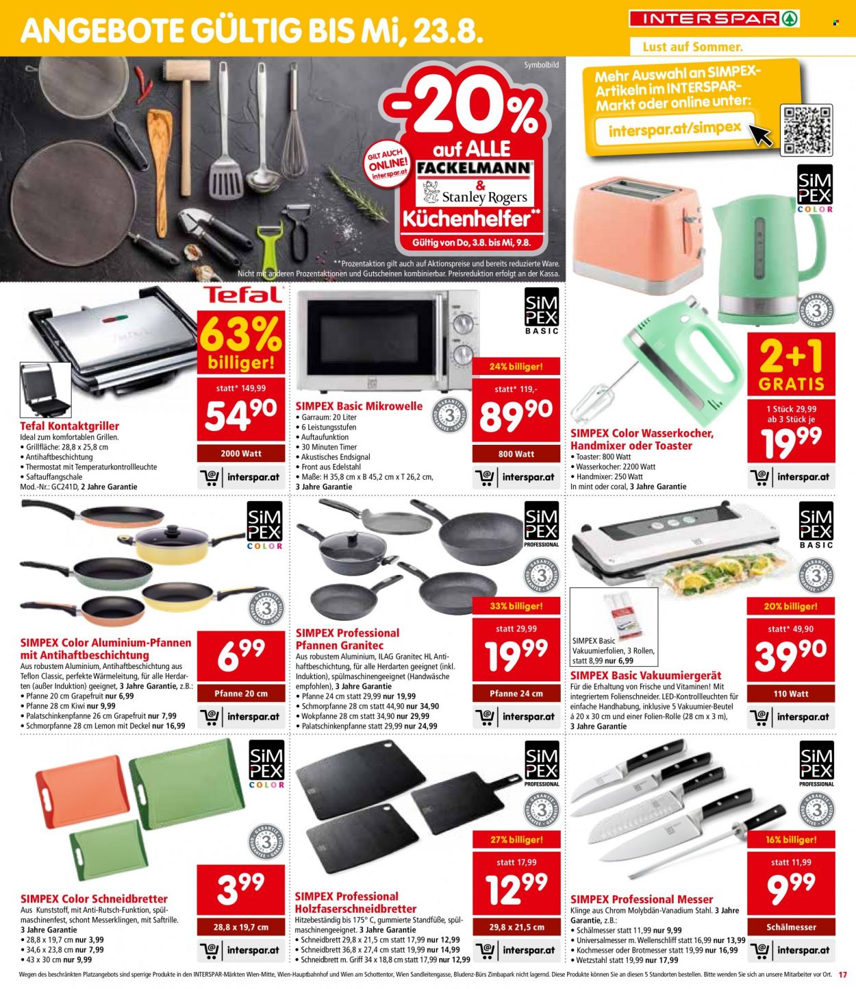 Angebote INTERSPAR - 3.8.2023 - 16.8.2023. Seite 17