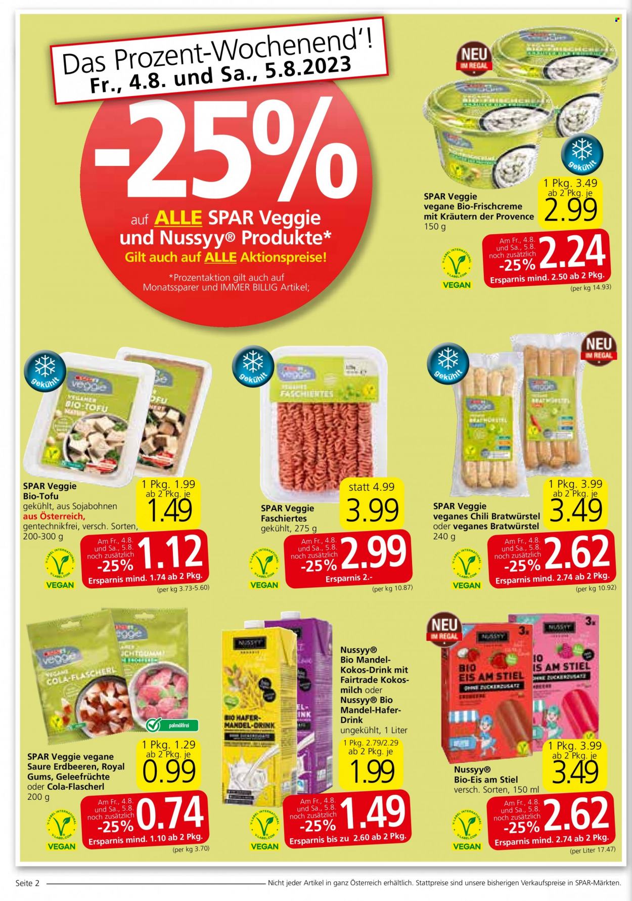 Angebote INTERSPAR - 3.8.2023 - 16.8.2023. Seite 2