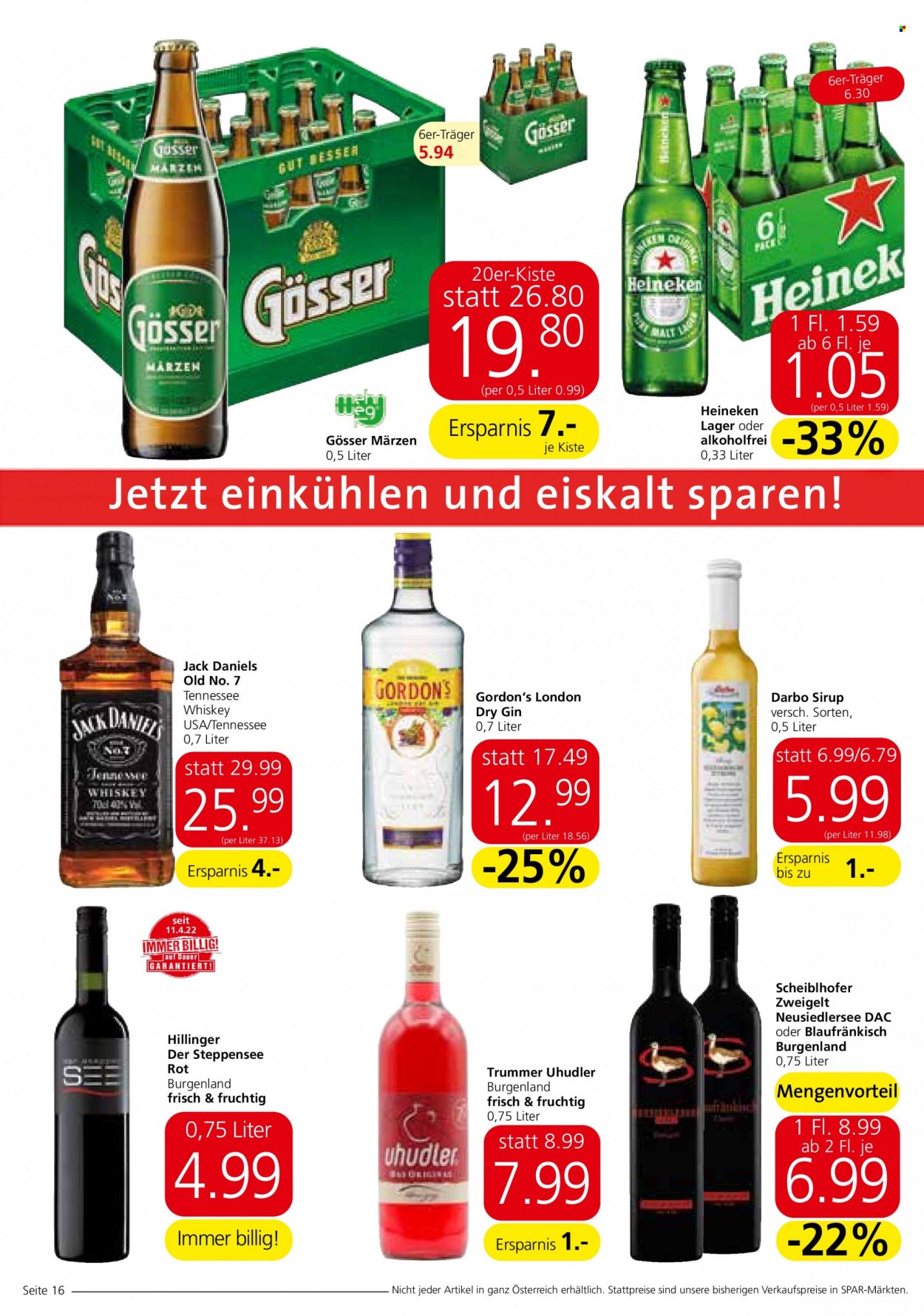 Angebote INTERSPAR - 3.8.2023 - 16.8.2023. Seite 16