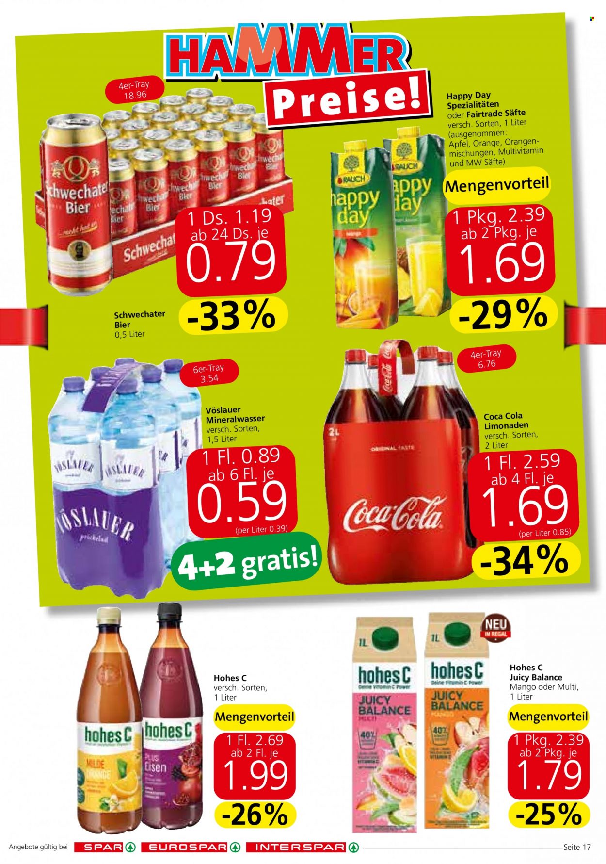 Angebote INTERSPAR - 3.8.2023 - 16.8.2023. Seite 17
