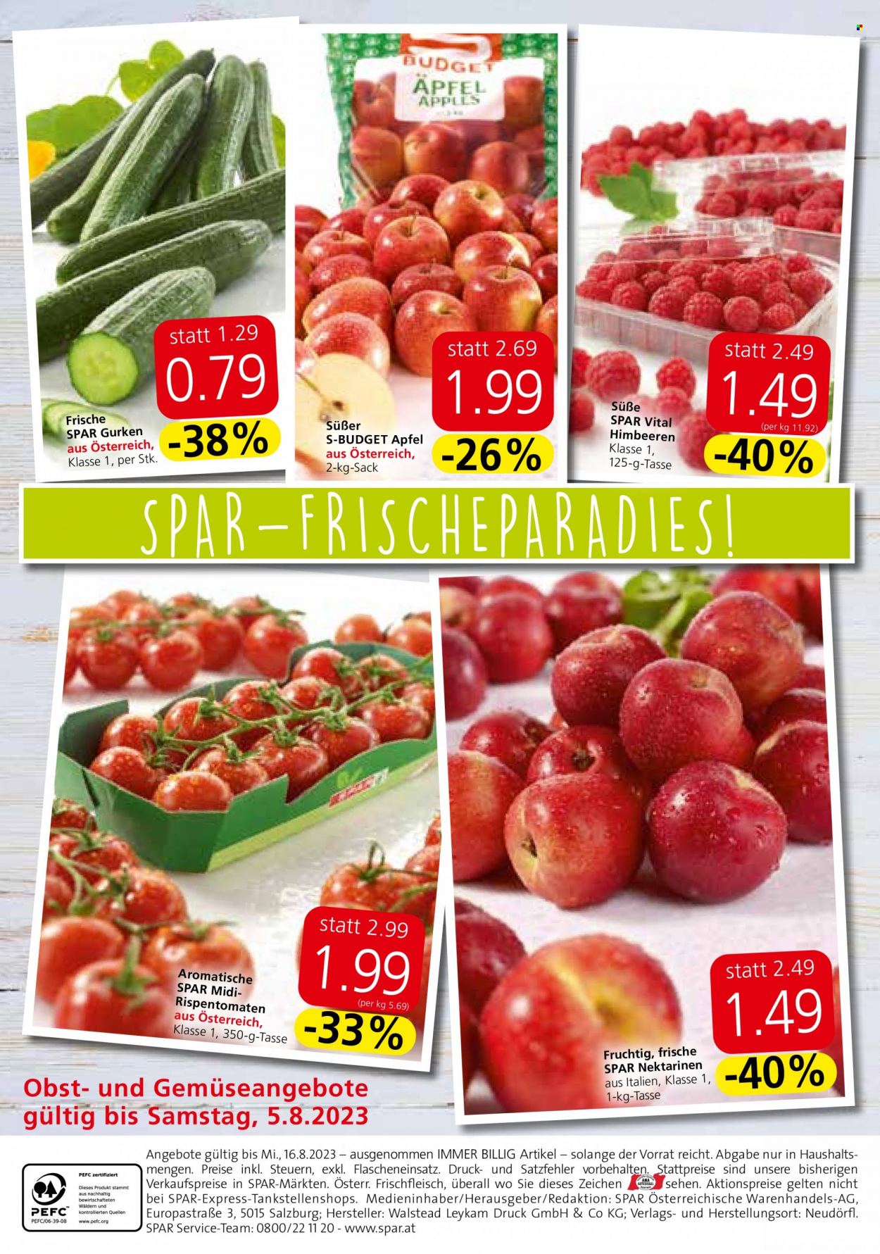 Angebote INTERSPAR - 3.8.2023 - 16.8.2023. Seite 20