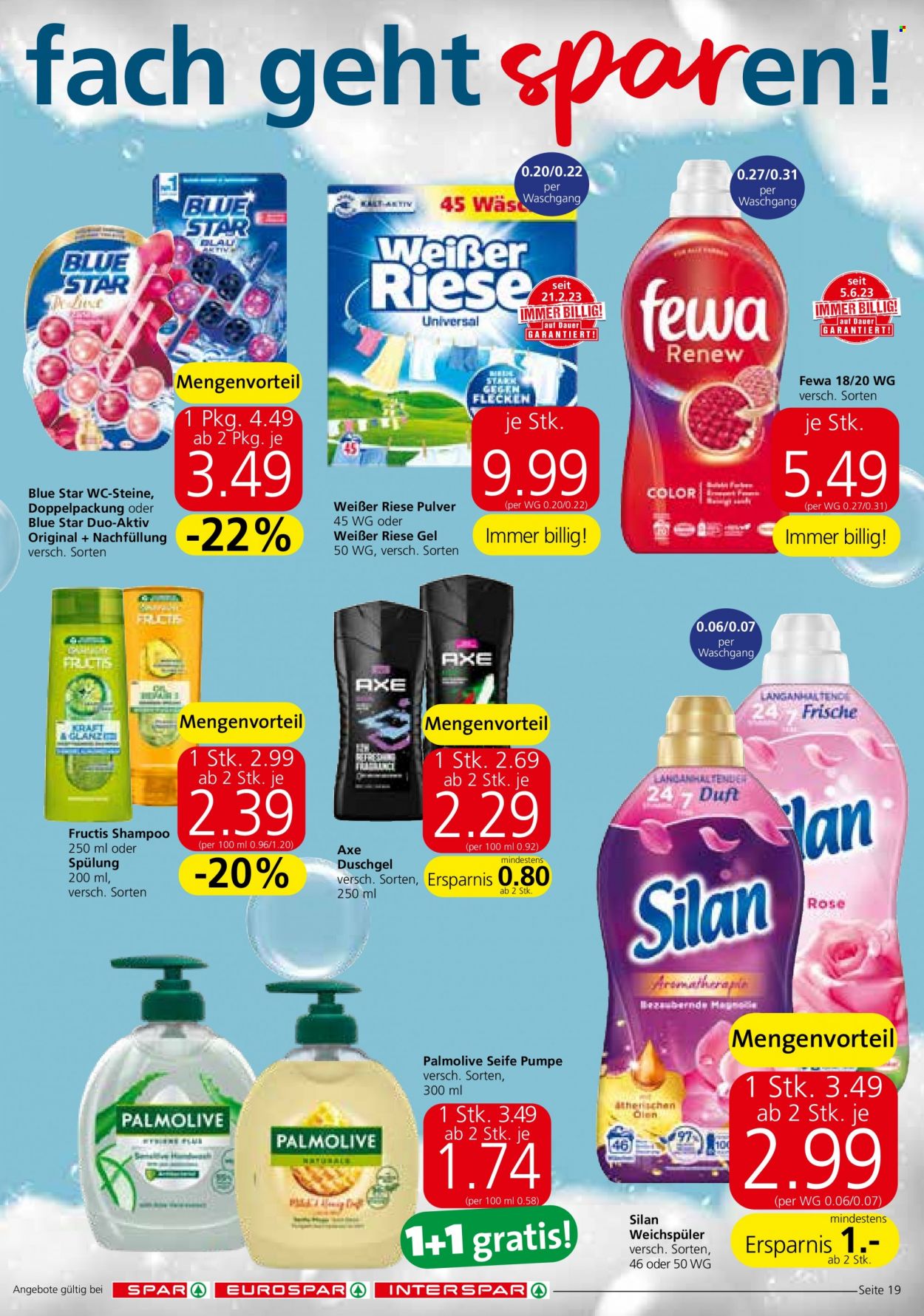 Angebote EUROSPAR - 3.8.2023 - 16.8.2023. Seite 19