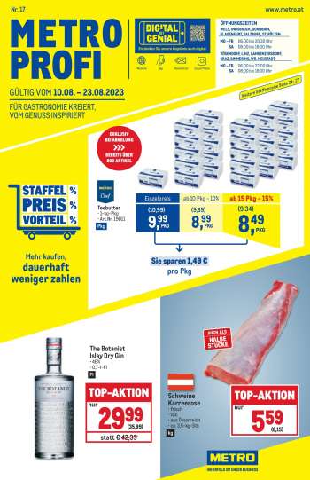Angebote Metro - 10.8.2023 - 23.8.2023.