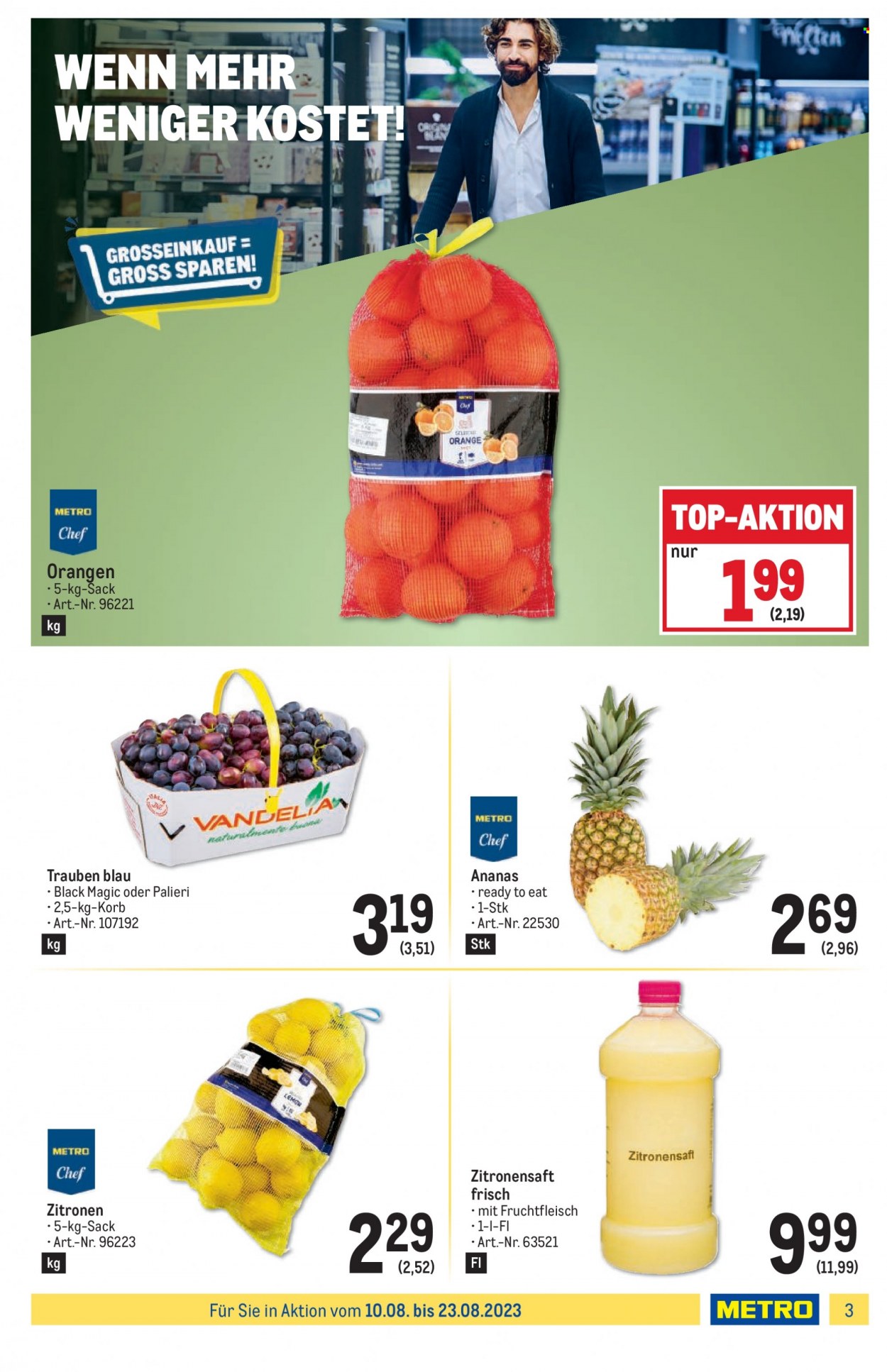 Angebote Metro - 10.8.2023 - 23.8.2023. Seite 3