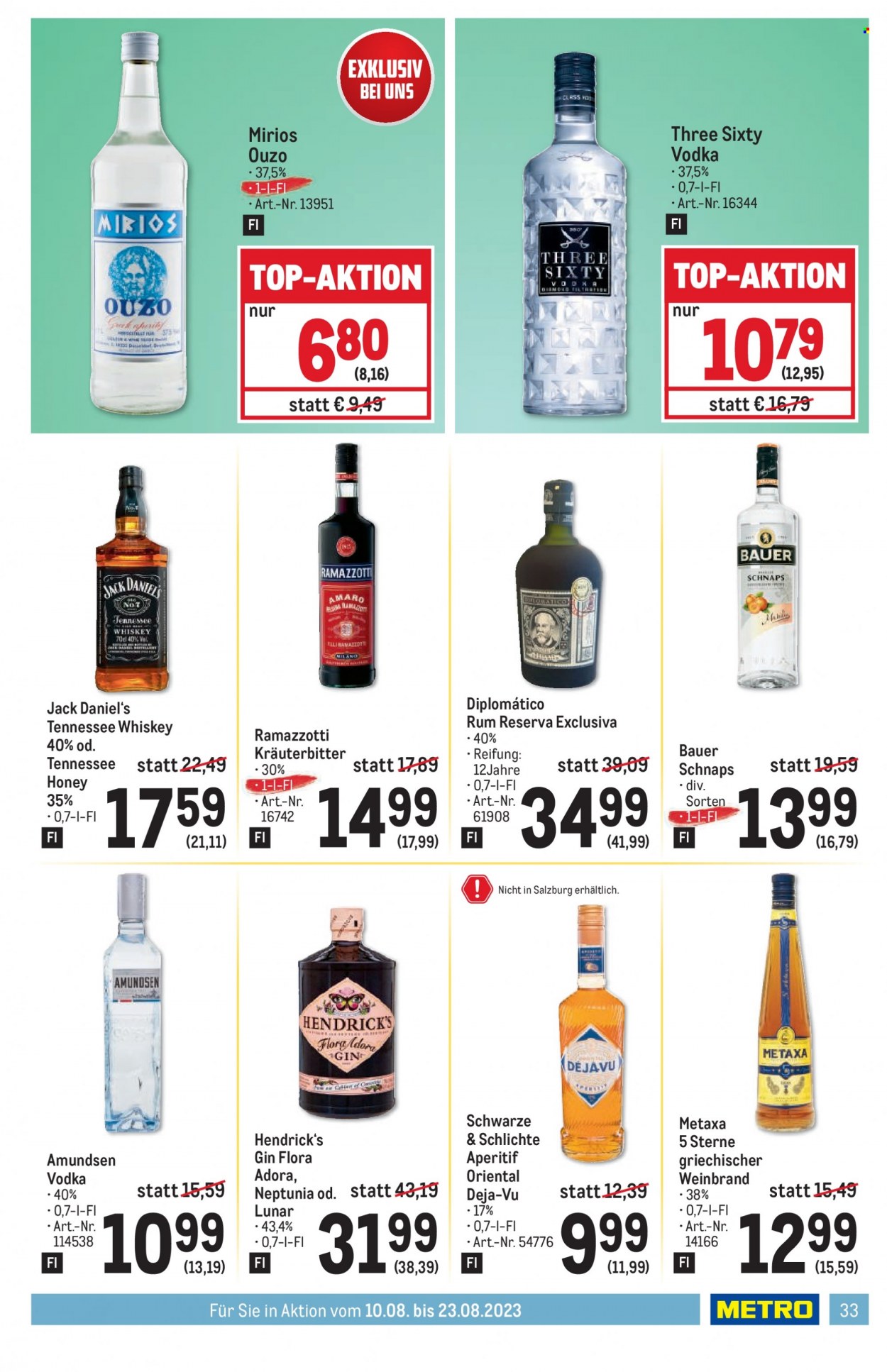 Angebote Metro - 10.8.2023 - 23.8.2023. Seite 33
