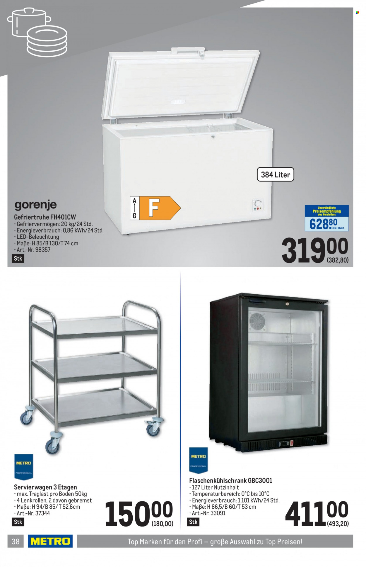 Angebote Metro - 10.8.2023 - 23.8.2023. Seite 38