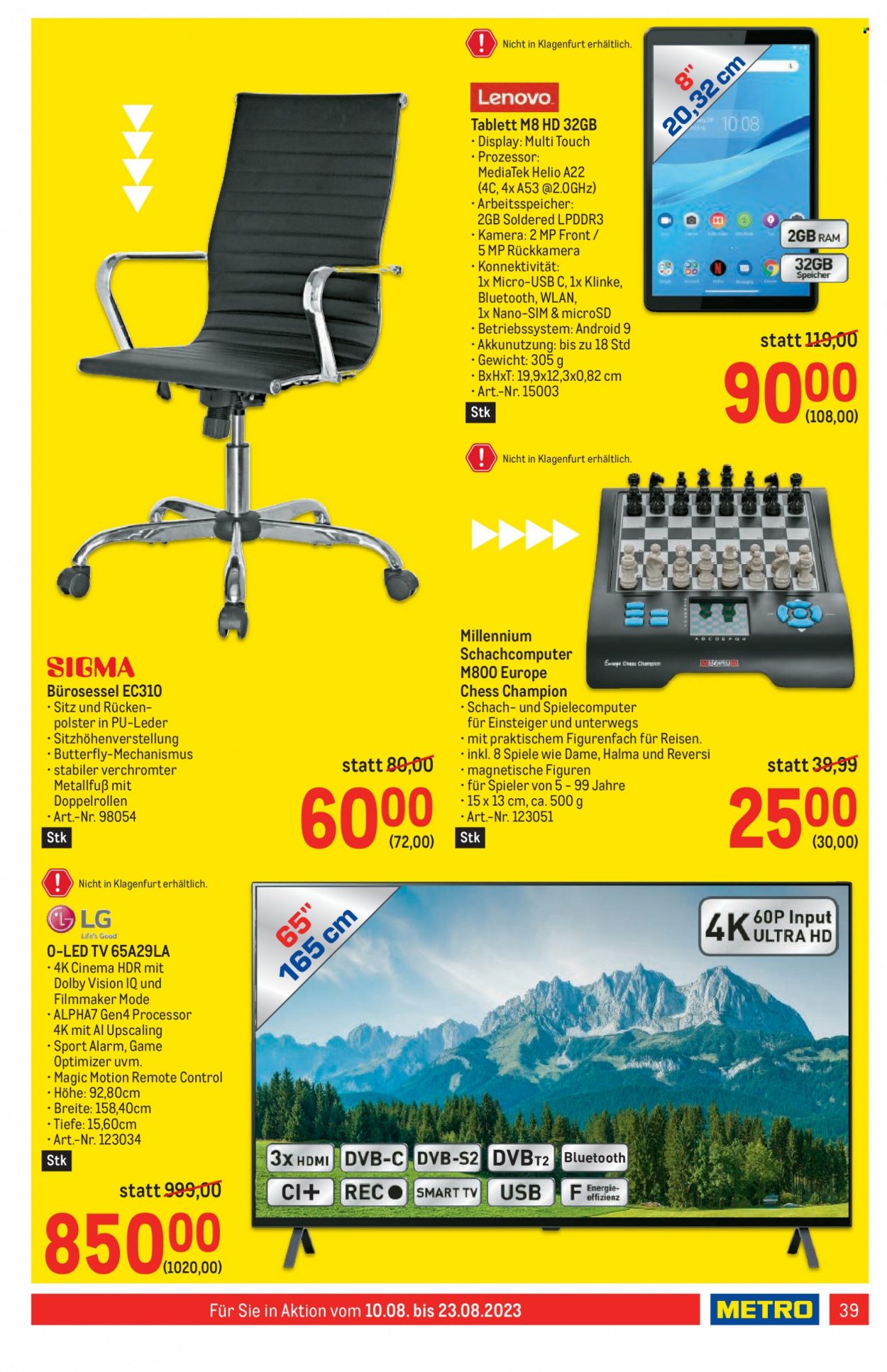 Angebote Metro - 10.8.2023 - 23.8.2023. Seite 39
