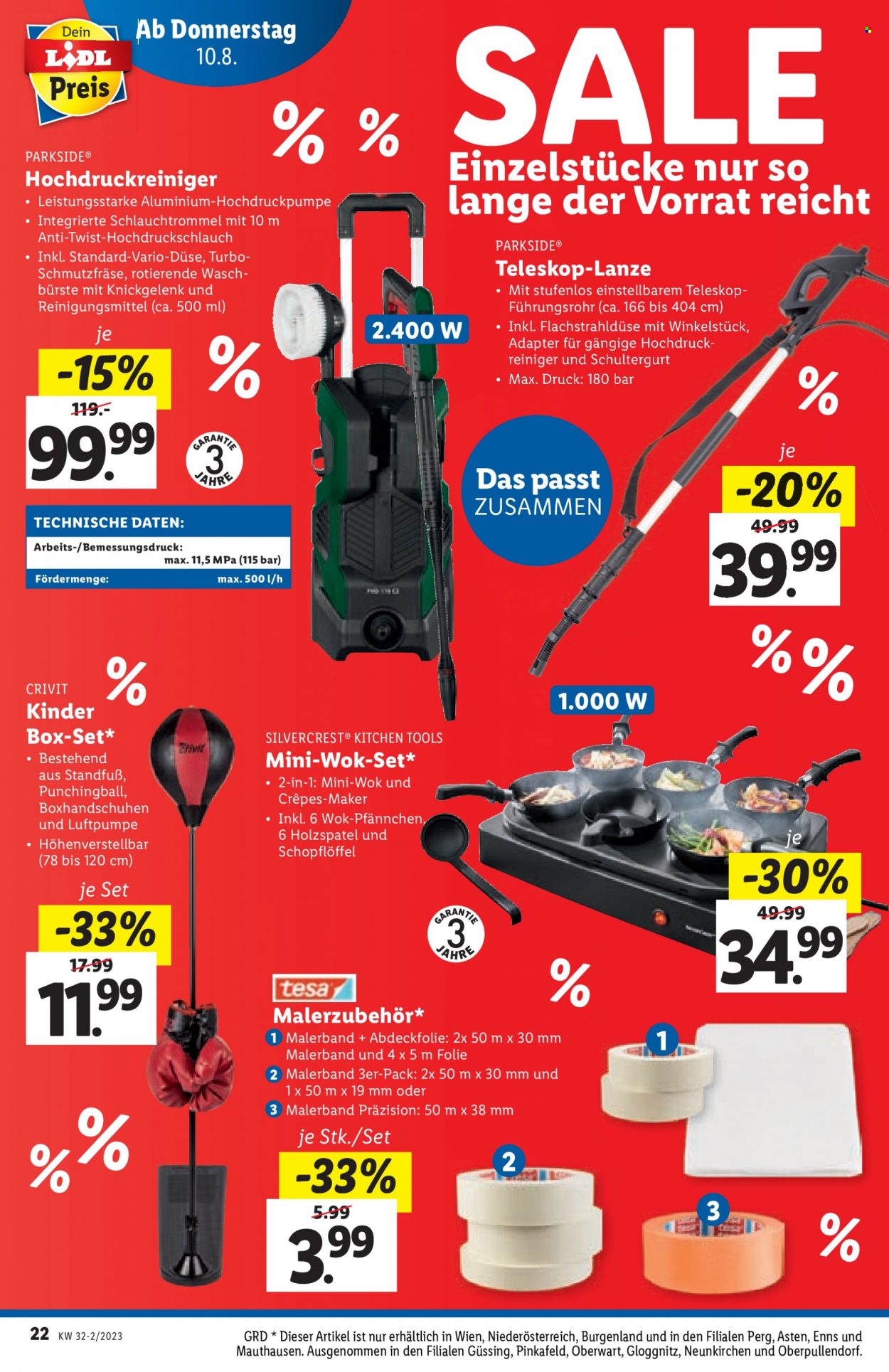 Angebote Lidl - 10.8.2023 - 16.8.2023. Seite 22
