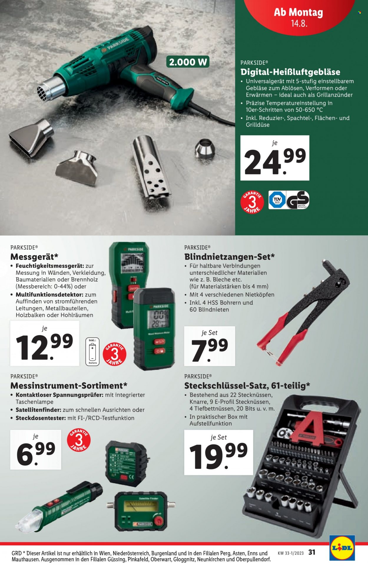 Angebote Lidl - 10.8.2023 - 16.8.2023. Seite 31