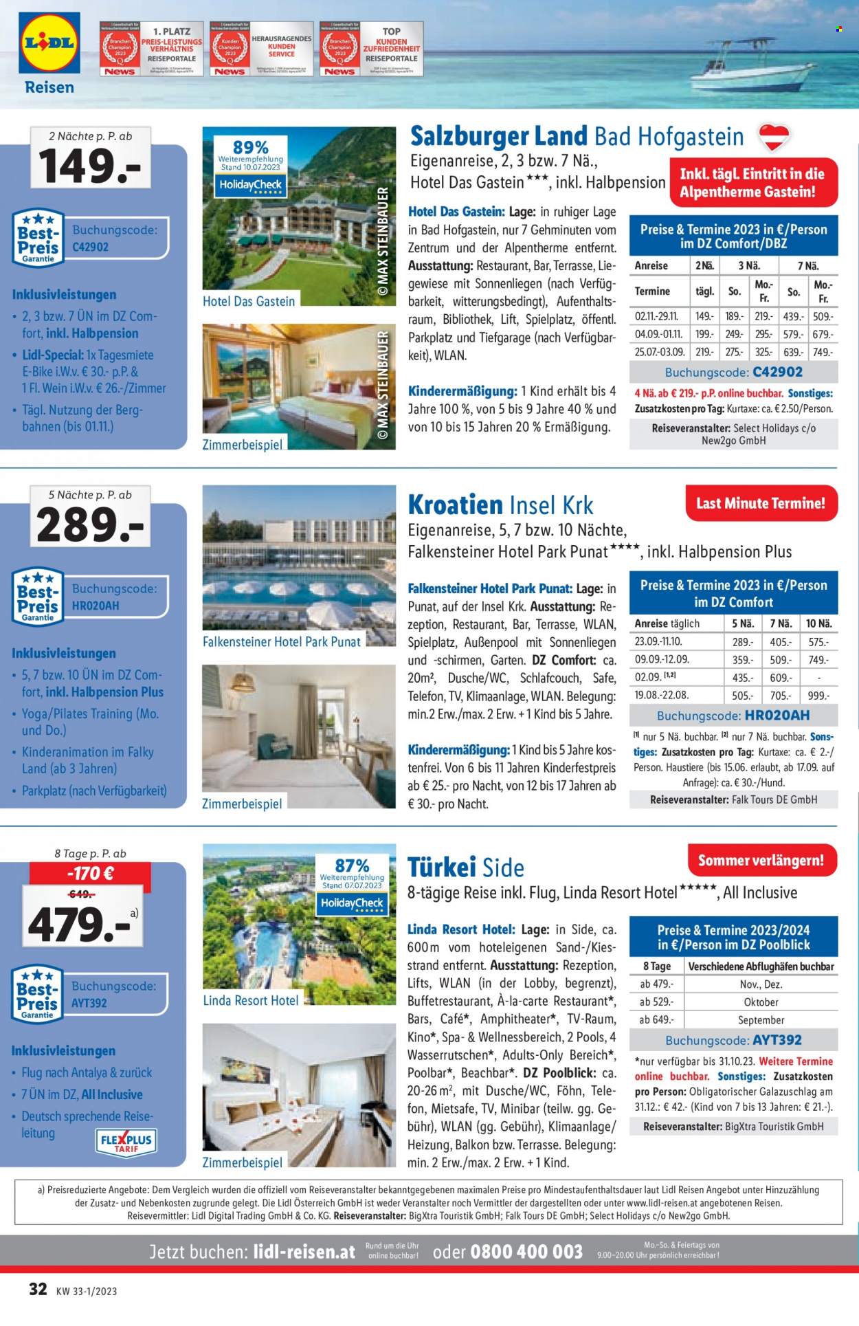 Angebote Lidl - 10.8.2023 - 16.8.2023. Seite 32