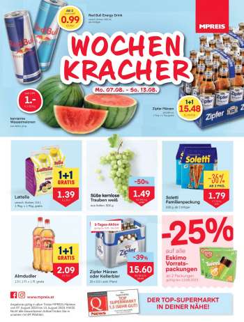 Angebote MPREIS - 7.8.2023 - 13.8.2023.