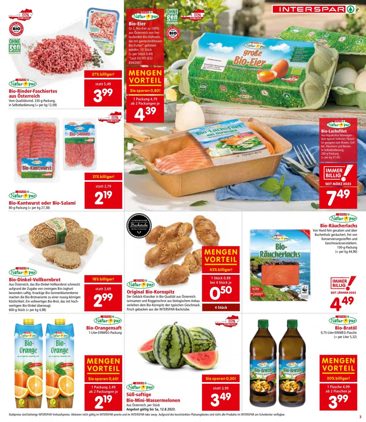 Angebote INTERSPAR - 10.8.2023 - 16.8.2023. Seite 3