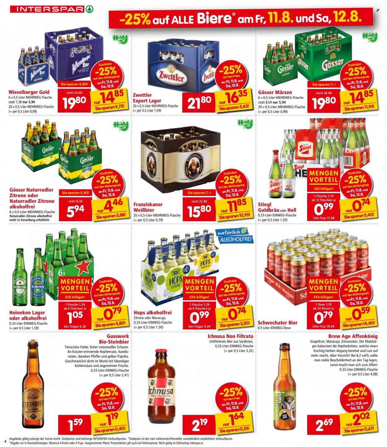 Angebote INTERSPAR - 10.8.2023 - 16.8.2023. Seite 4