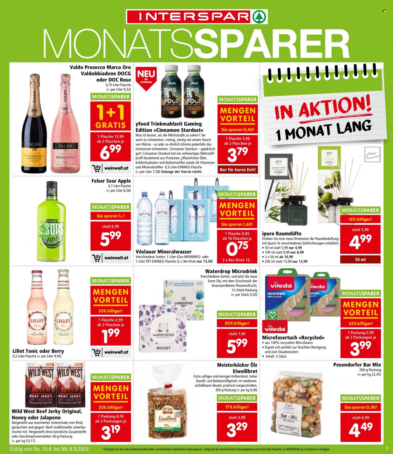 Angebote INTERSPAR - 10.8.2023 - 16.8.2023. Seite 7