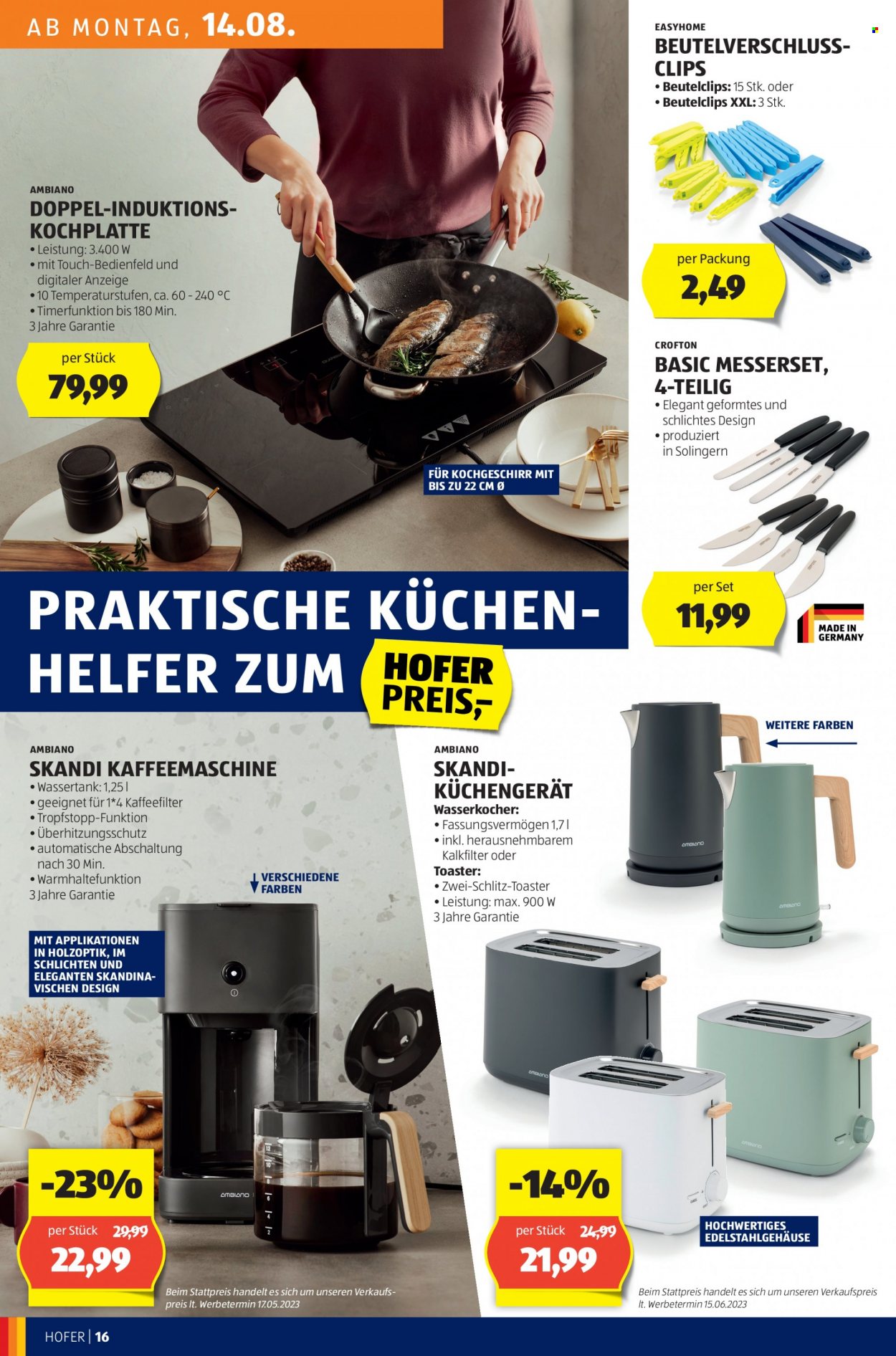 Angebote Hofer - 11.8.2023 - 17.8.2023. Seite 18