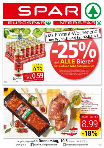 Angebote INTERSPAR - 10.8.2023 - 16.8.2023.