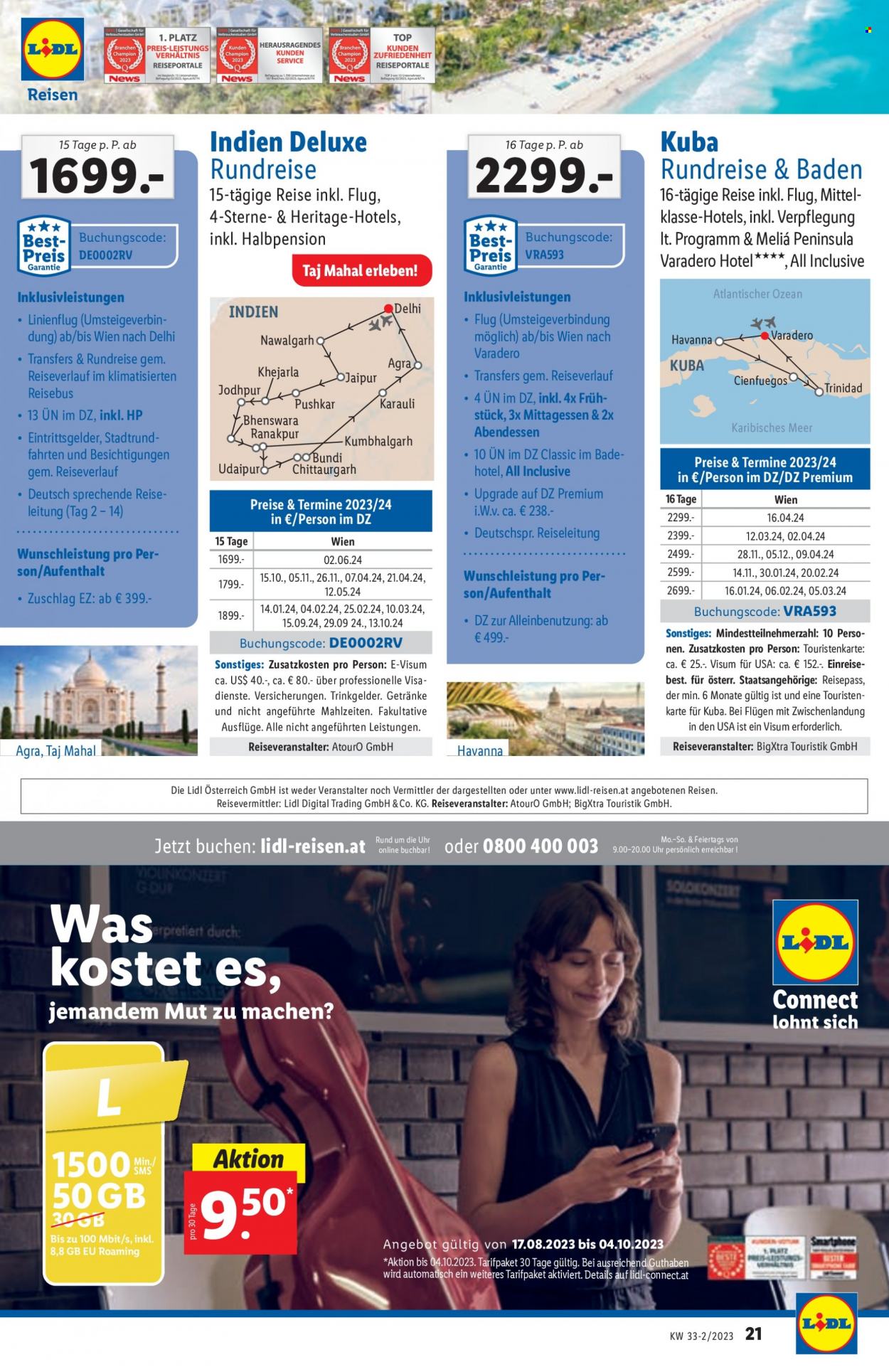 Angebote Lidl - 17.8.2023 - 23.8.2023. Seite 21