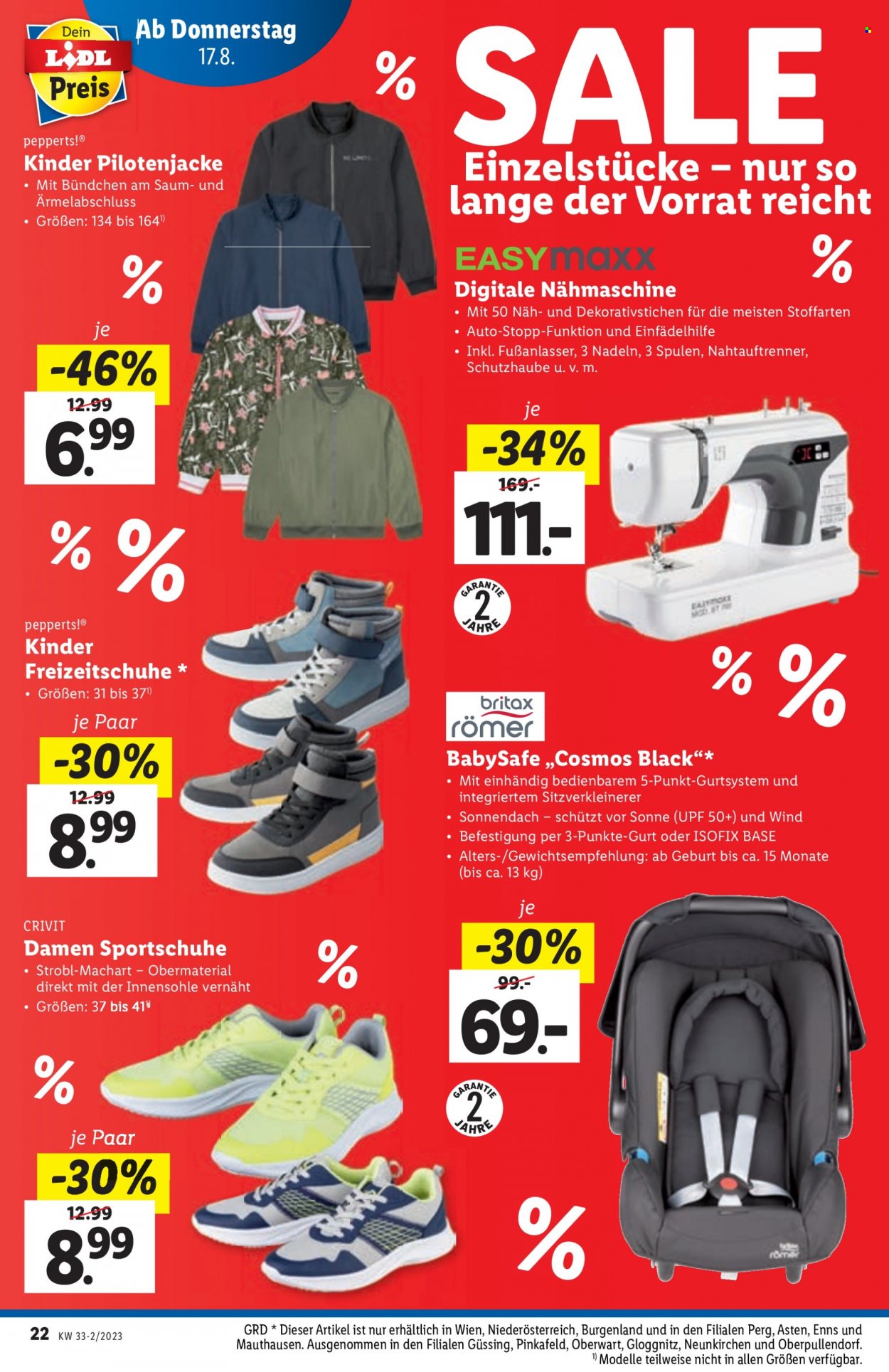 Angebote Lidl - 17.8.2023 - 23.8.2023. Seite 22