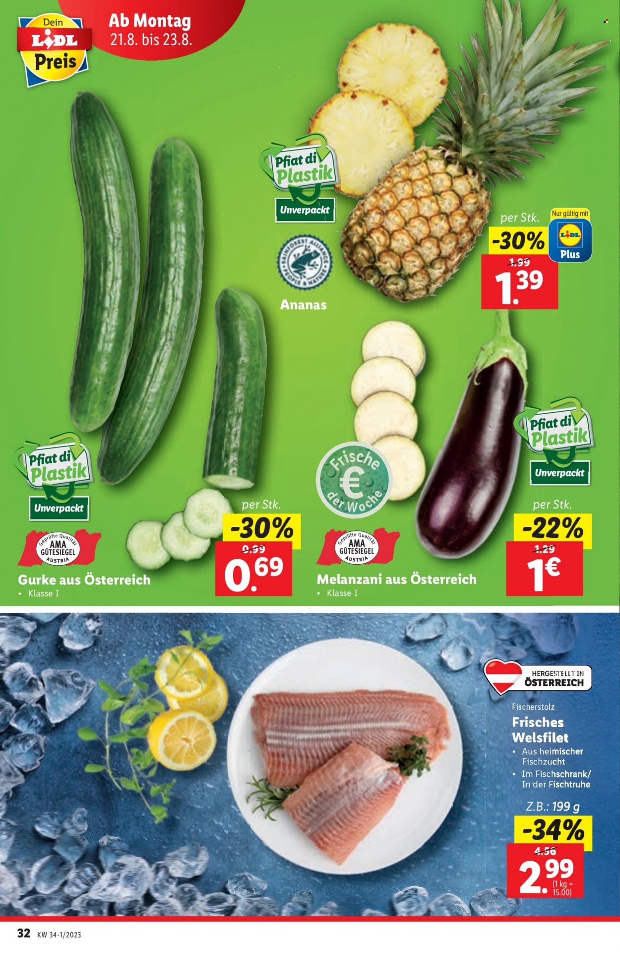 Angebote Lidl - 17.8.2023 - 23.8.2023. Seite 32