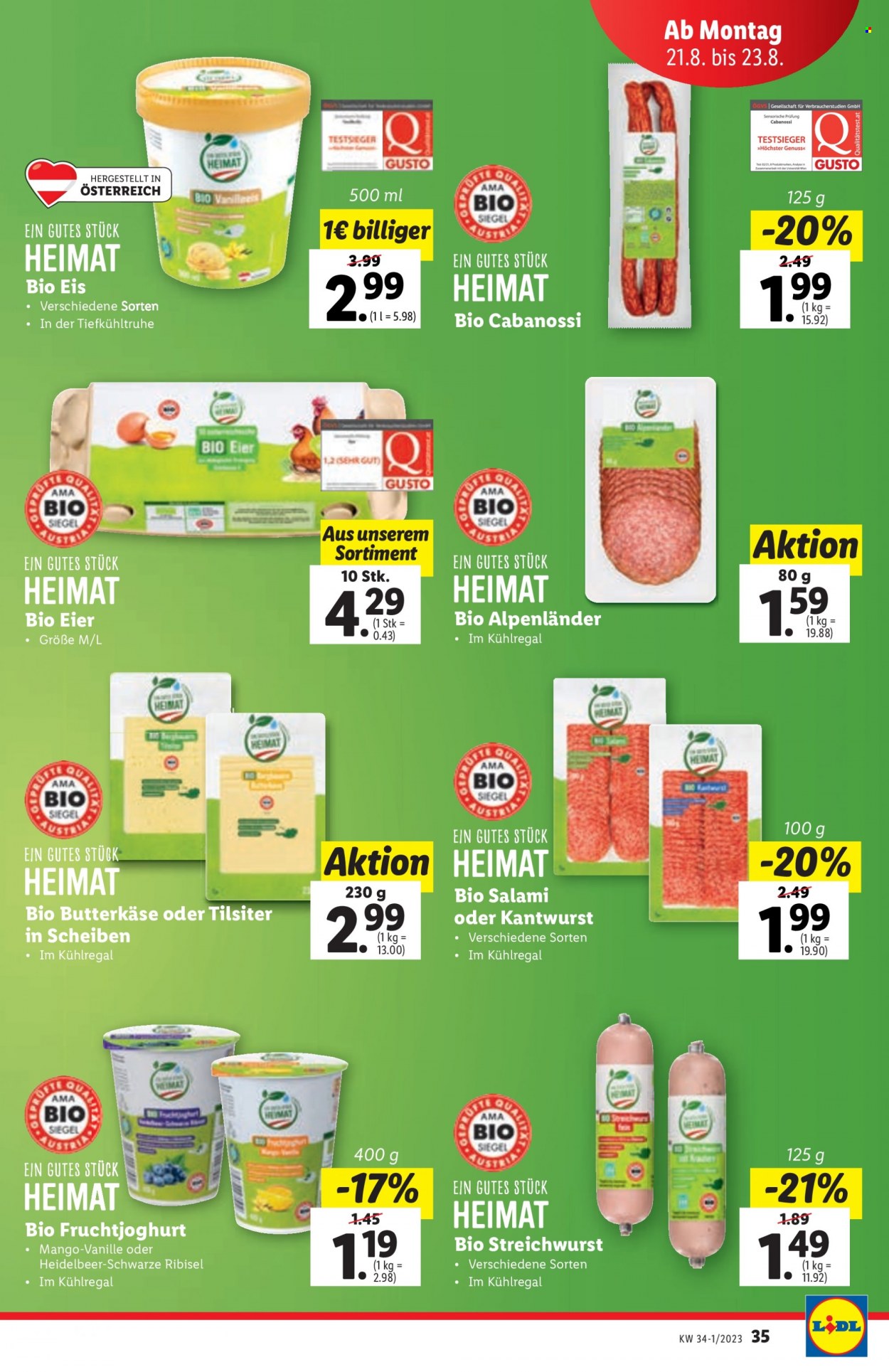 Angebote Lidl - 17.8.2023 - 23.8.2023. Seite 35