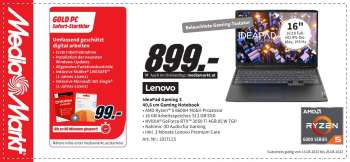 thumbnail - IdeaPad Gaming 3 40,6 cm Gaming Notebook • AMD Ryzen™ 5 6600H Mobil-Prozessor • 16 GB Arbeitsspeicher, 512 GB SSD • NVIDIA® GeForce RTX™ 3050 Ti 4GB 85 W TGP • Nahimic-3D Audio für Gaming • Inkl. 3 Monate Lenovo Premium Care Art. Nr.: 1917115