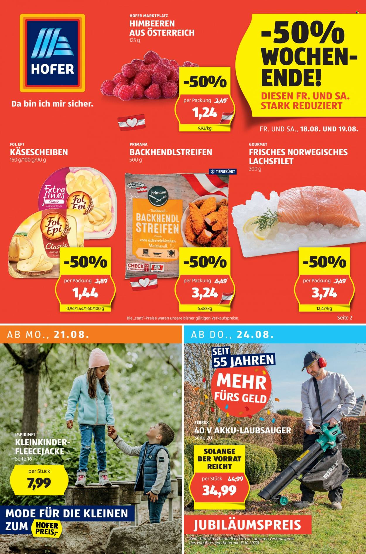 Angebote Hofer - 18.8.2023 - 24.8.2023. Seite 1