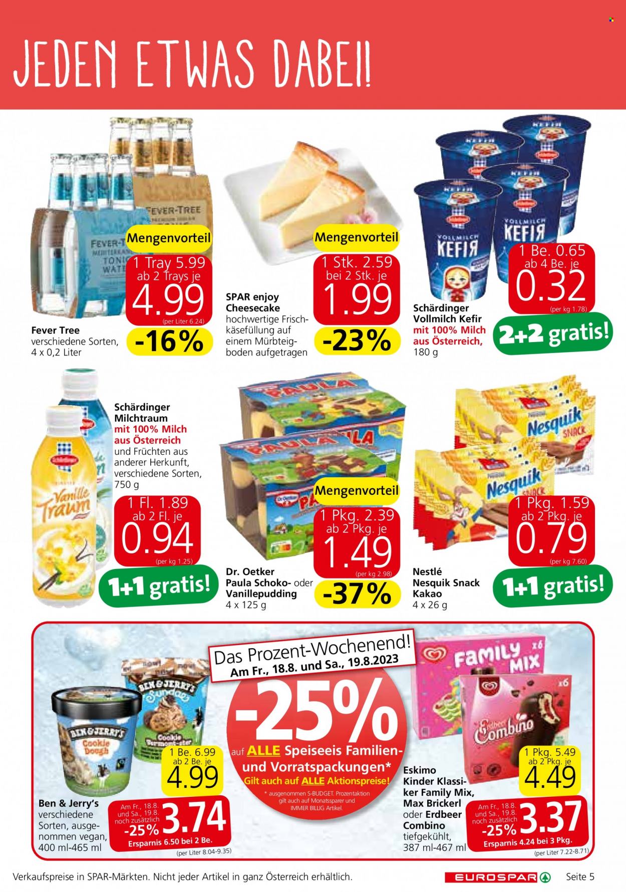 Angebote EUROSPAR - 17.8.2023 - 30.8.2023. Seite 5