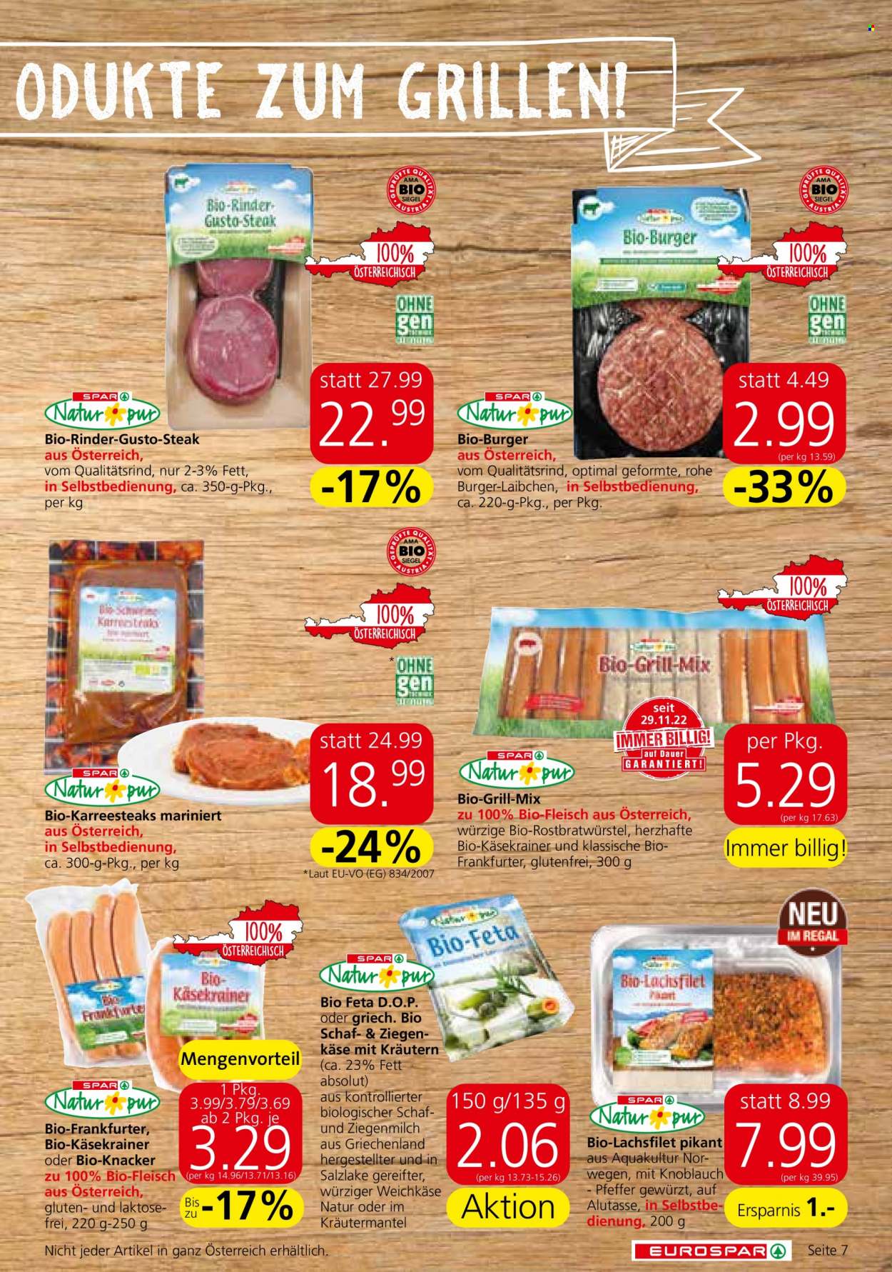 Angebote EUROSPAR - 17.8.2023 - 30.8.2023. Seite 7
