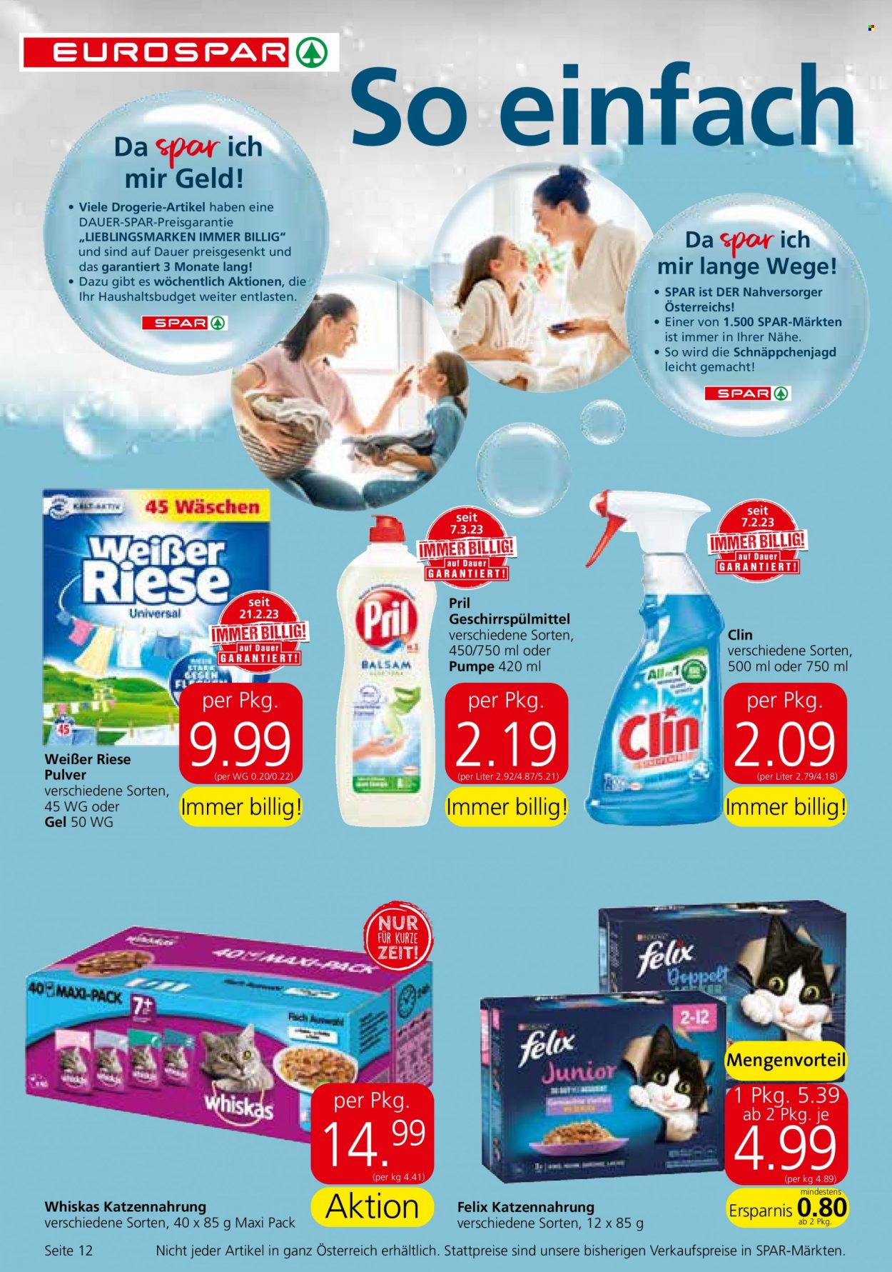 Angebote EUROSPAR - 17.8.2023 - 30.8.2023. Seite 12