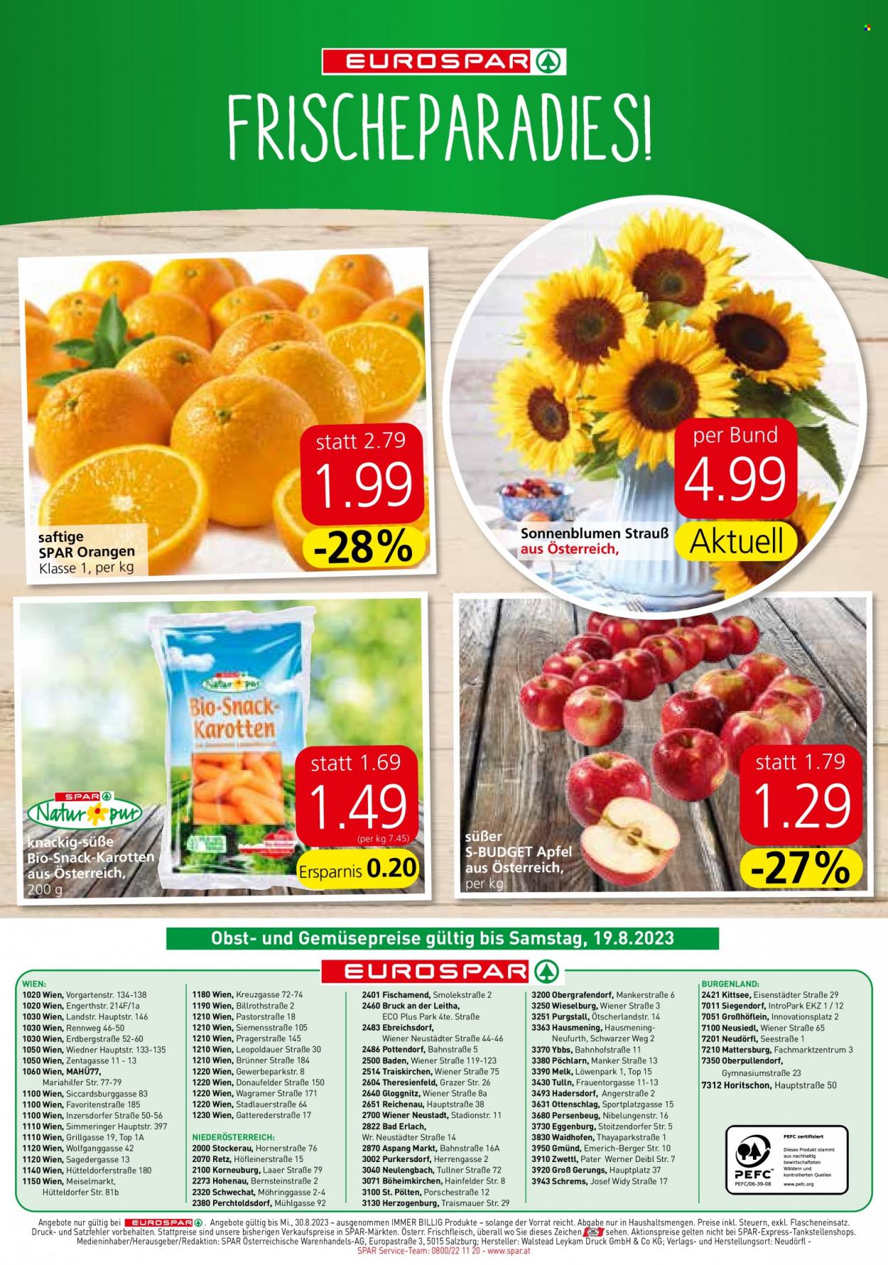 Angebote EUROSPAR - 17.8.2023 - 30.8.2023. Seite 16
