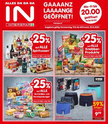 Angebote INTERSPAR - 17.8.2023 - 30.8.2023.