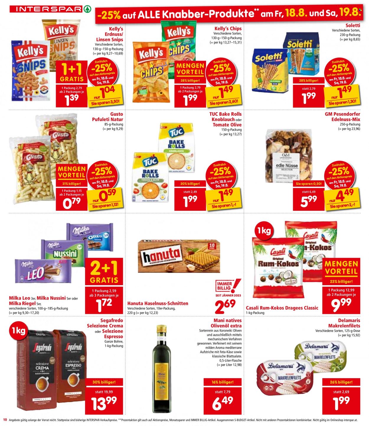 Angebote INTERSPAR - 17.8.2023 - 30.8.2023. Seite 10