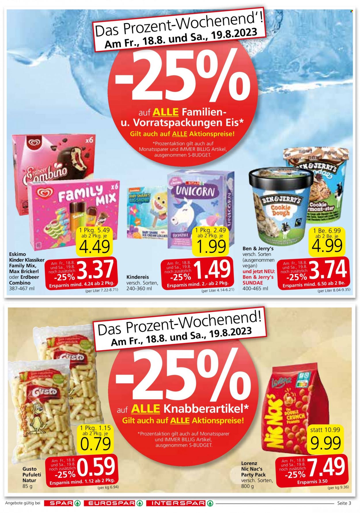 Angebote SPAR - 17.8.2023 - 30.8.2023. Seite 3