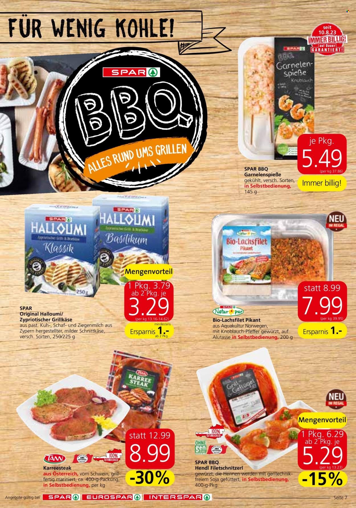 Angebote SPAR - 17.8.2023 - 30.8.2023. Seite 7