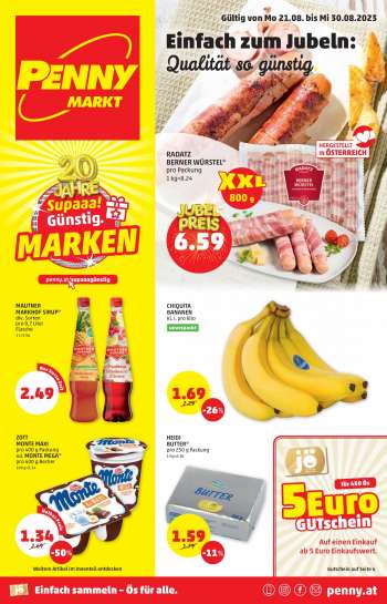 Angebote Penny - 21.8.2023 - 30.8.2023.