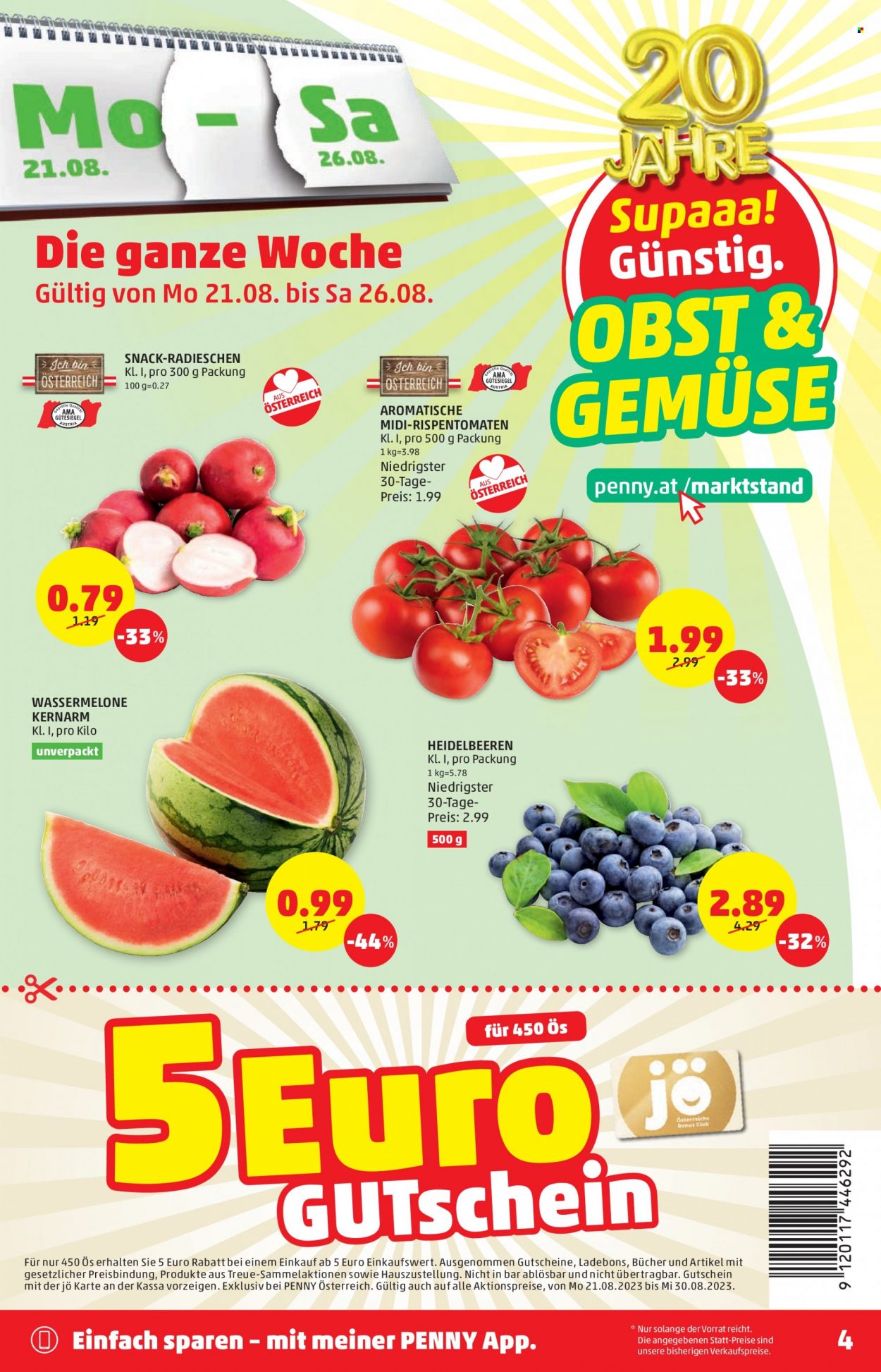 Angebote Penny - 21.8.2023 - 30.8.2023. Seite 4