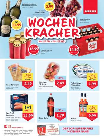 Angebote MPREIS - 21.8.2023 - 27.8.2023.