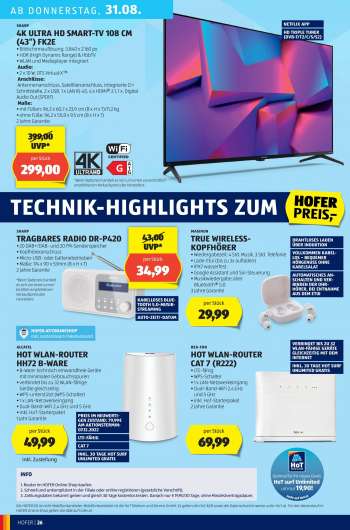 thumbnail - 4K ULTRA HD SMART-TV 108 CM