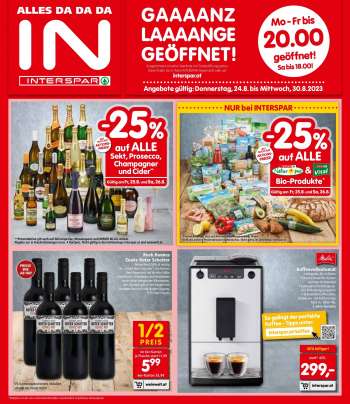 Angebote INTERSPAR - 24.8.2023 - 30.8.2023.