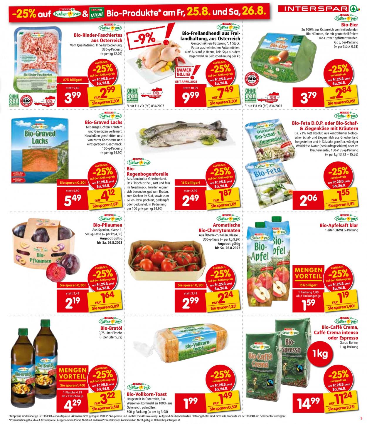 Angebote INTERSPAR - 24.8.2023 - 30.8.2023. Seite 5