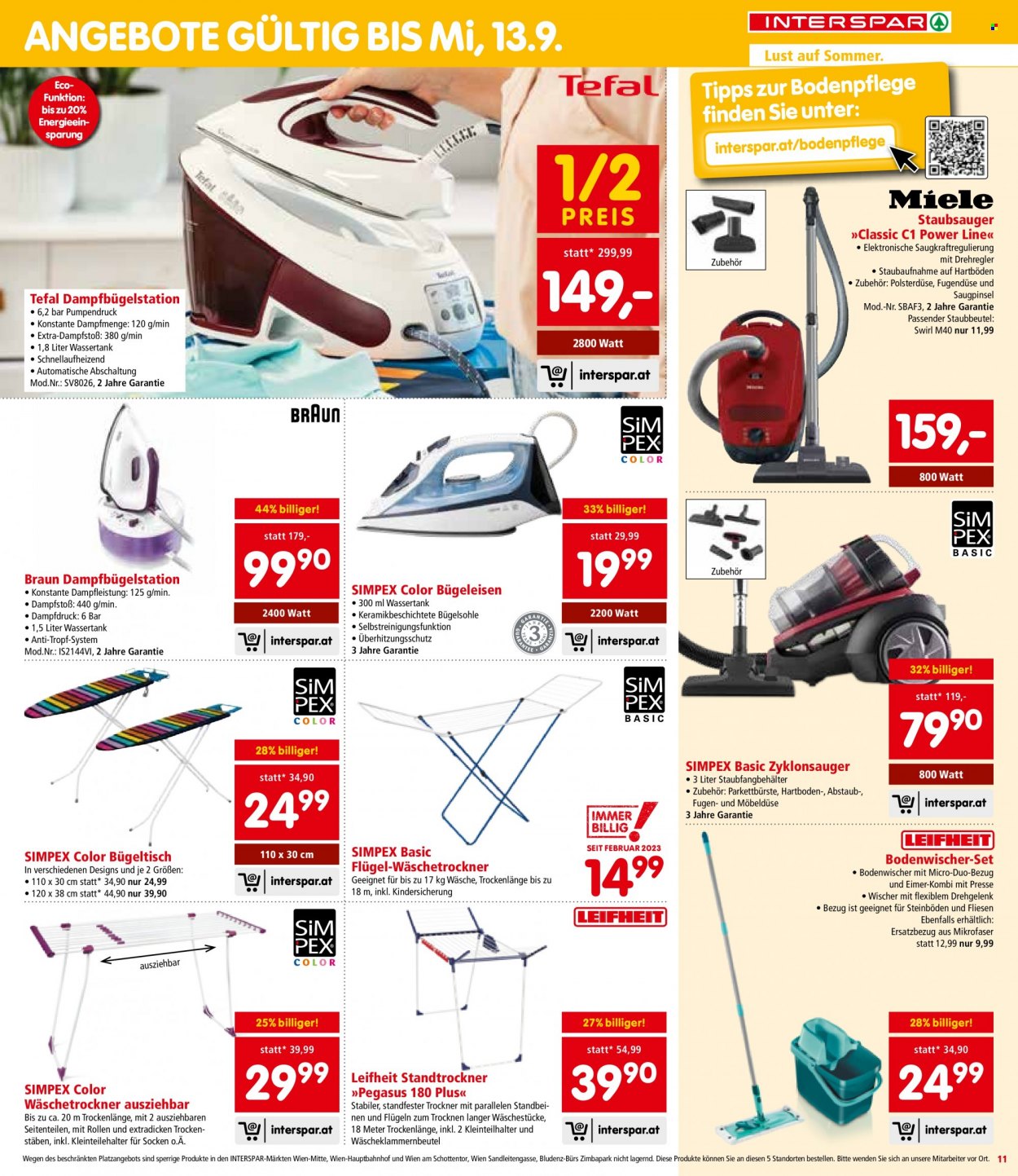 Angebote INTERSPAR - 24.8.2023 - 30.8.2023. Seite 11