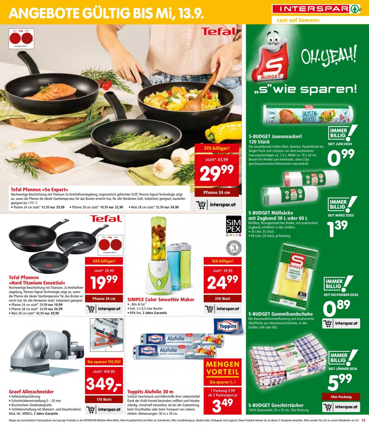 Angebote INTERSPAR - 24.8.2023 - 30.8.2023. Seite 13