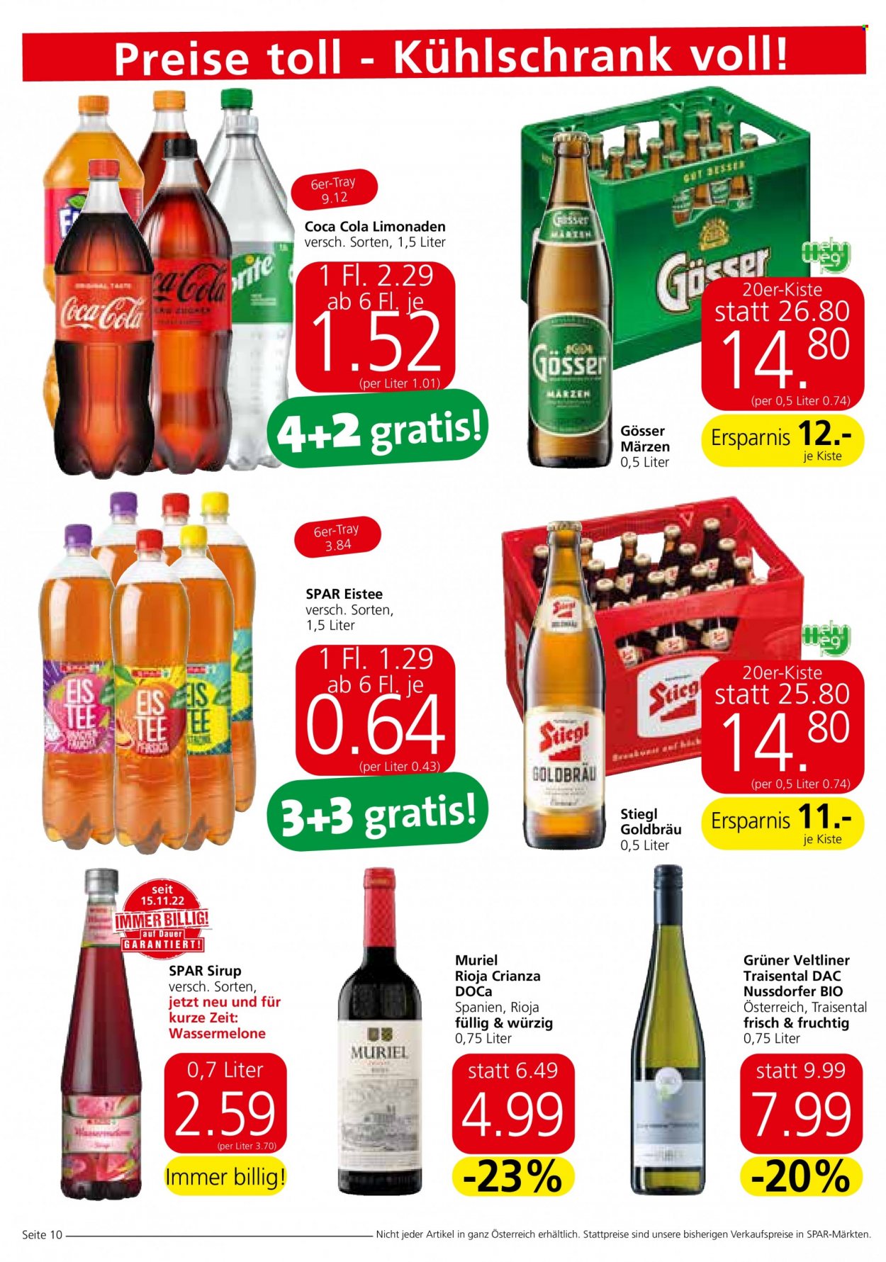 Angebote SPAR - 24.8.2023 - 30.8.2023. Seite 10