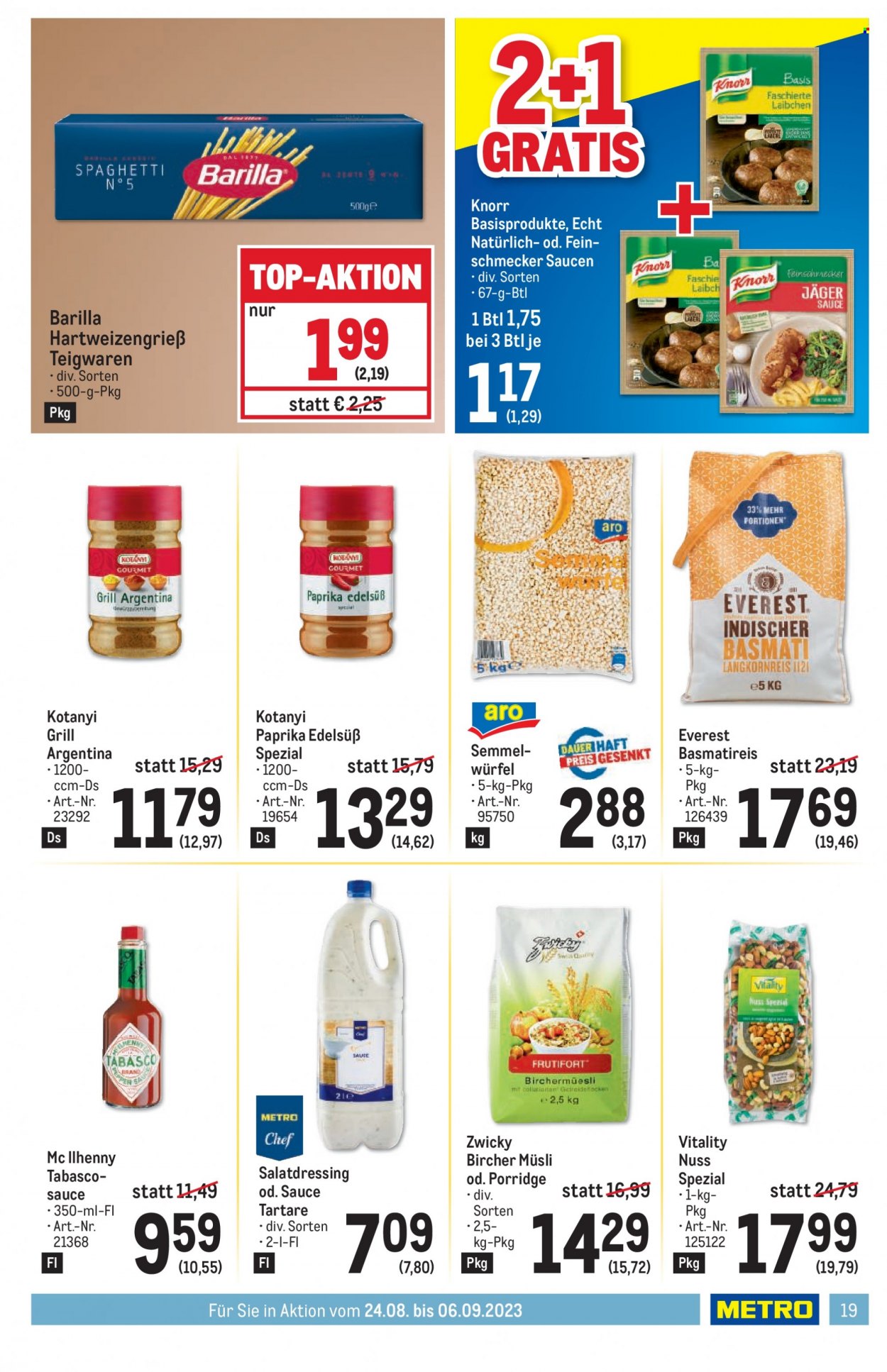 Angebote Metro - 24.8.2023 - 6.9.2023. Seite 19
