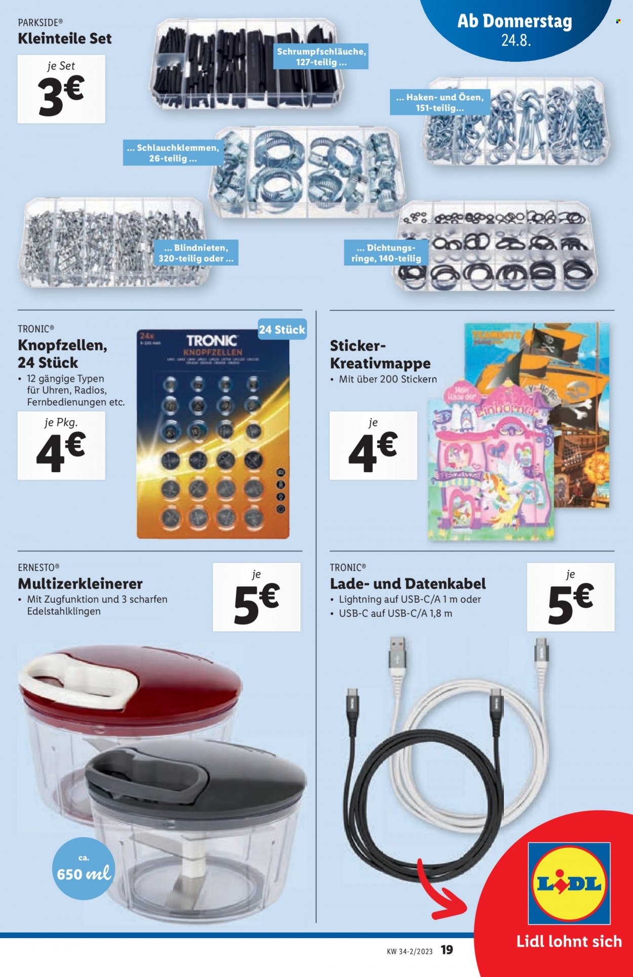 Angebote Lidl - 24.8.2023 - 30.8.2023. Seite 19