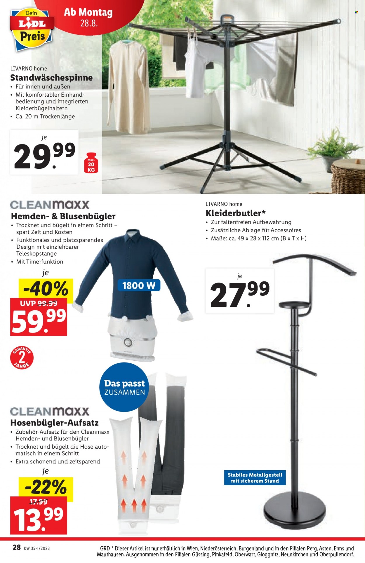 Angebote Lidl - 24.8.2023 - 30.8.2023. Seite 30