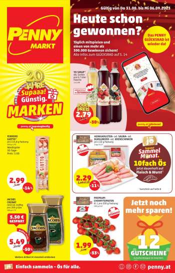Angebote Penny - 31.8.2023 - 6.9.2023.
