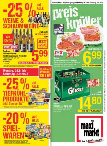 Angebote Maximarkt - 28.8.2023 - 2.9.2023.