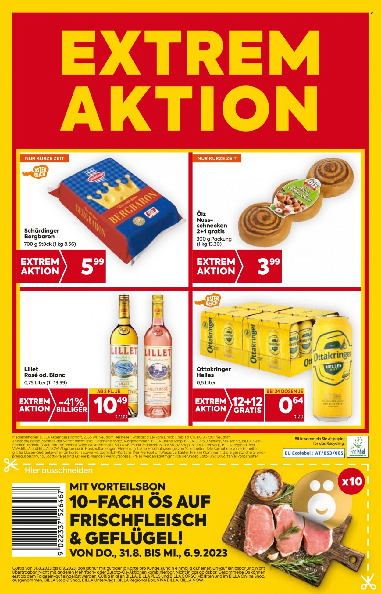 Angebote Billa - 31.8.2023 - 6.9.2023. Seite 20