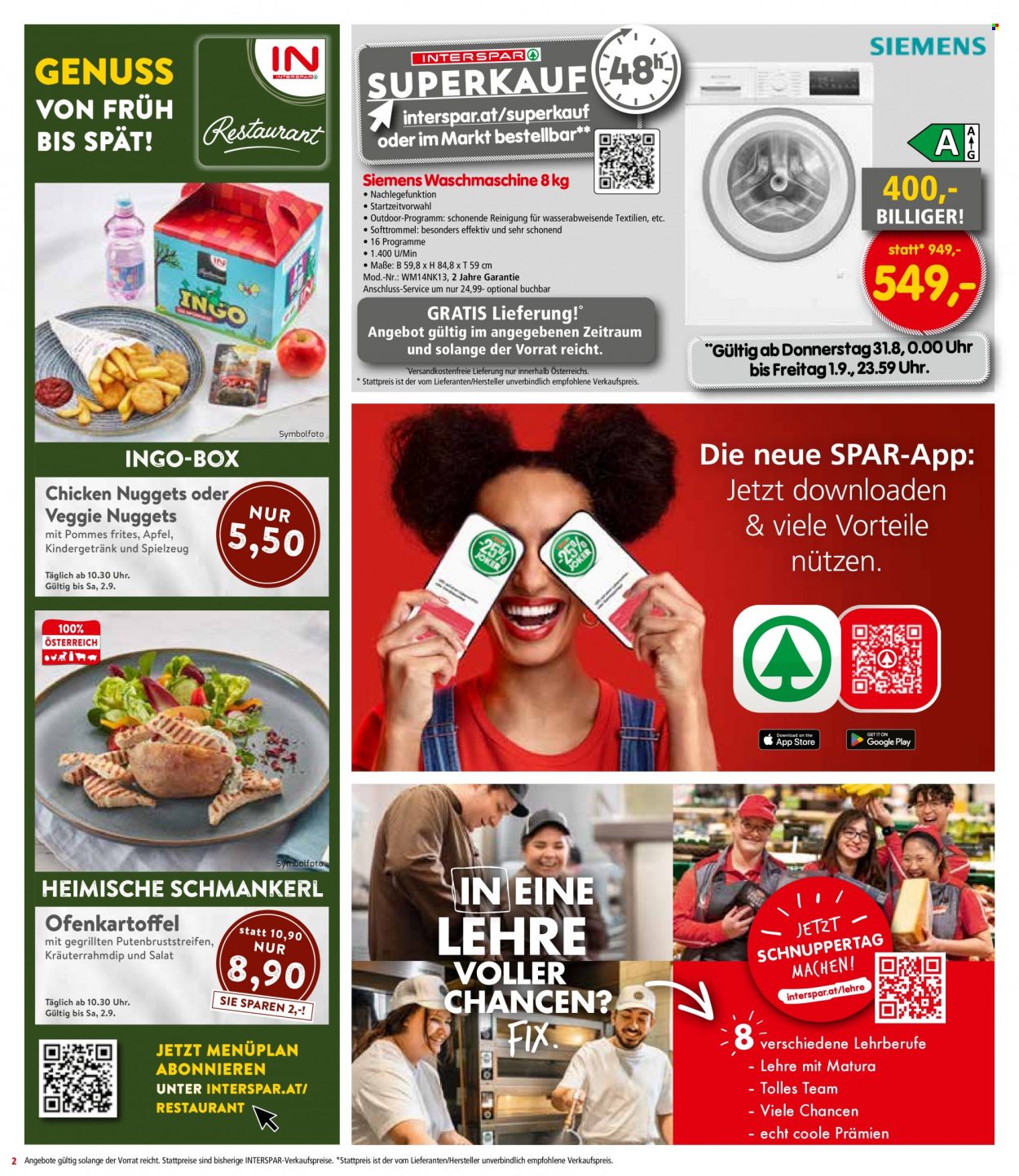 Angebote INTERSPAR - 31.8.2023 - 13.9.2023. Seite 2
